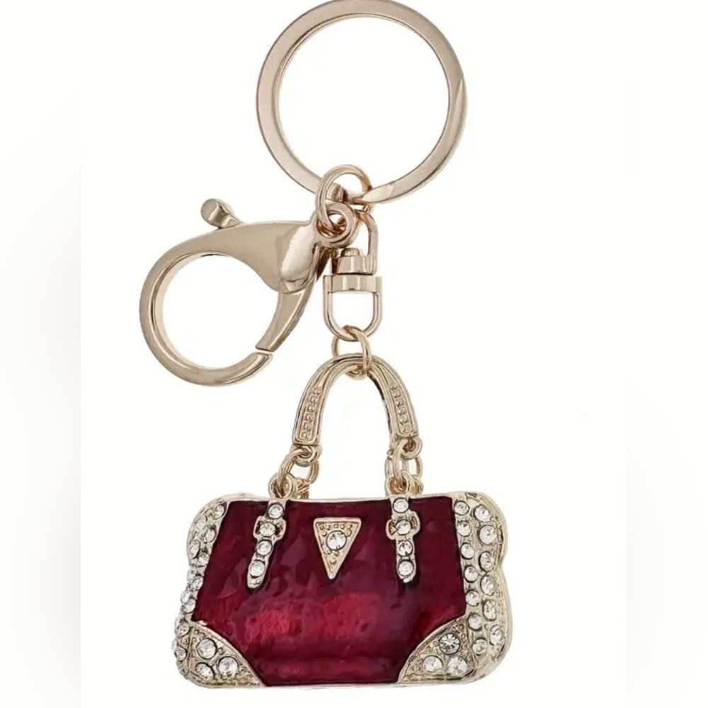 NWT Red and Gold Handbag Purse Charm